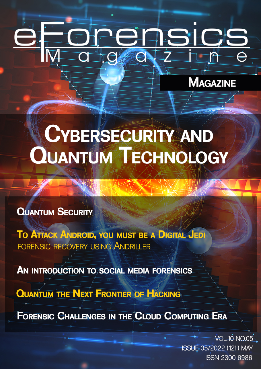 Capa da revista eForensics Magazine
