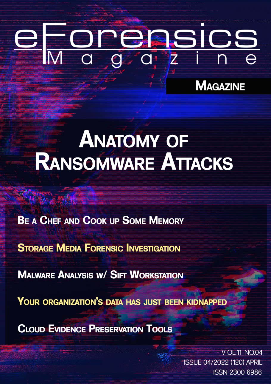 Capa da revista eForensics Magazine