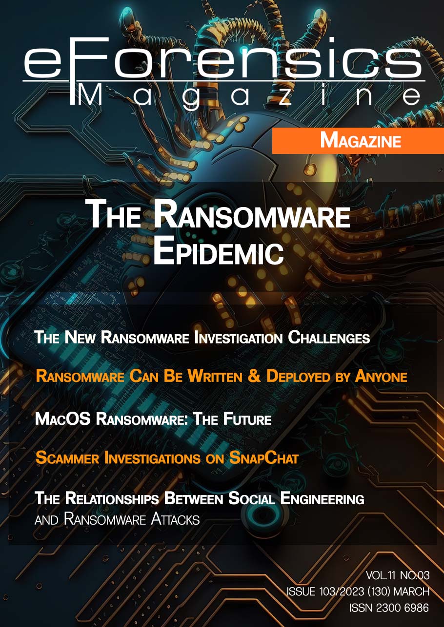 Capa da revista eForensics Magazine